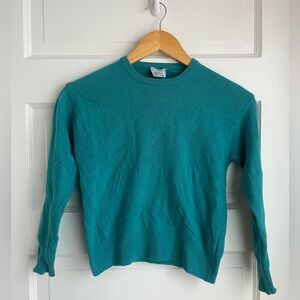 Benetton Teal Knit Sweater